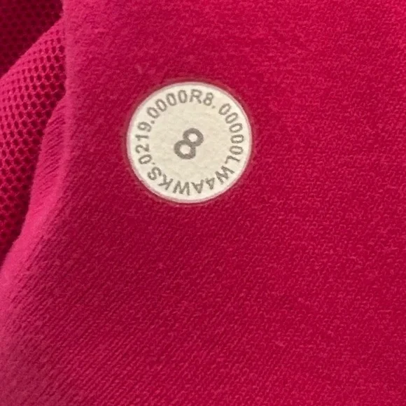 Lululemon Define Jacket Rare Pink Calypso Size 8 - Picture 7 of 9